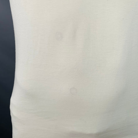 DSQUARED2 Size L White Pink Print Cotton Sleeveless Crew Neck Tank Top