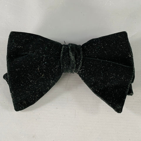 Nœud papillon en velours noir VINTAGE