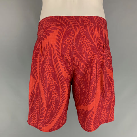 OUTTER ORIGINAL Maillot de bain en mélange de polyamide à fleurs rouge taille 32