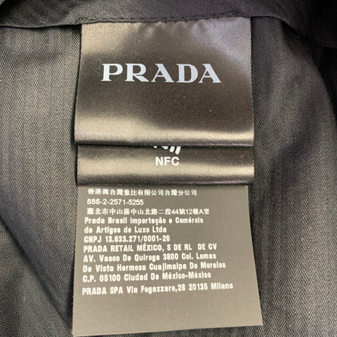 PRADA Size 36 Black Polyester Blend Button Fly Dress Pants