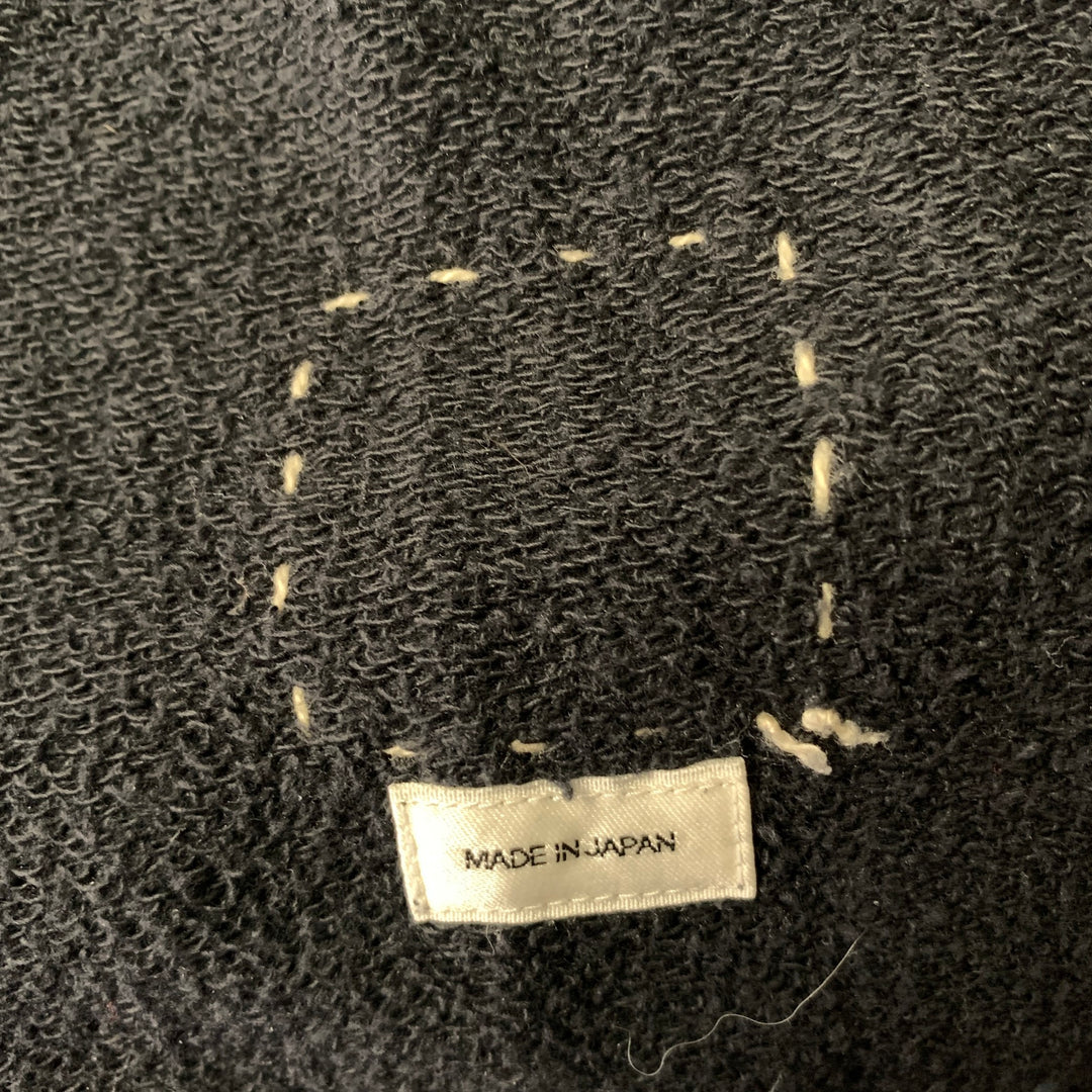 VISVIM Size S Black Washed Cotton Cashmere Sweatpants