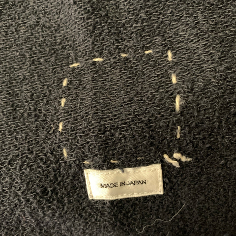 VISVIM Size S Black Washed Cotton Cashmere Sweatpants