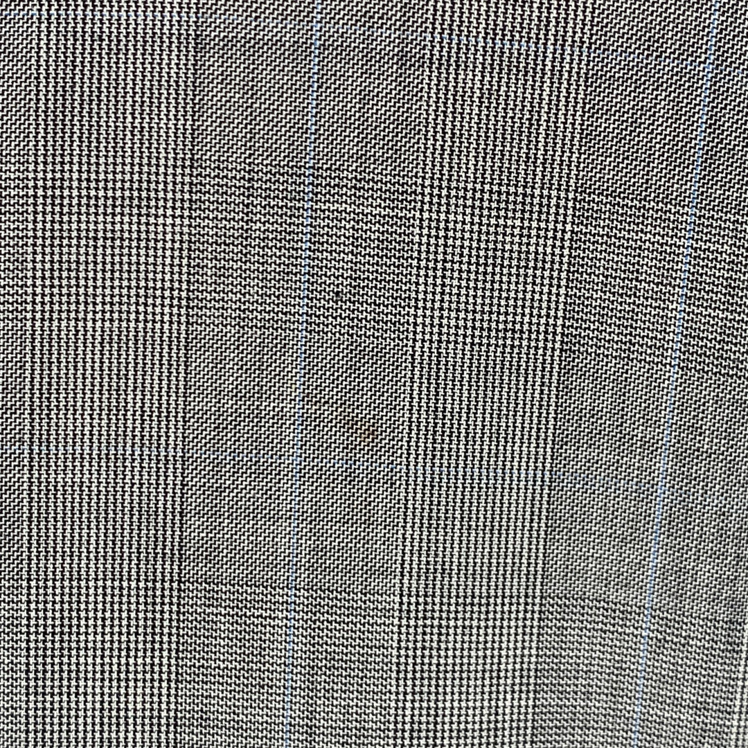 ASTOR & BLACK Size 44 Grey White Glenplaid Sport Coat Vest Set