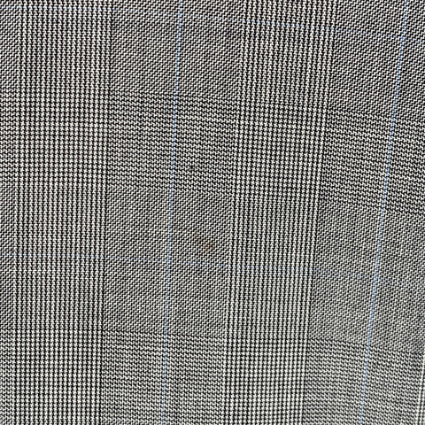 ASTOR & BLACK Size 44 Grey White Glenplaid Sport Coat Vest Set