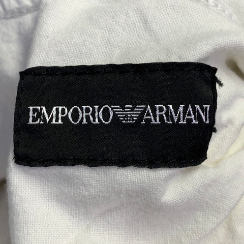EMPORIO ARMANI Size 33 Beige Cotton Blend Slim Straight Button Fly Casual Pants