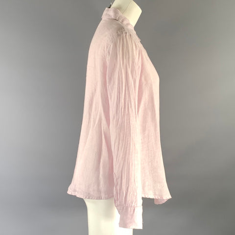 CP SHADES Size S Purple Lavender Linen Shirt