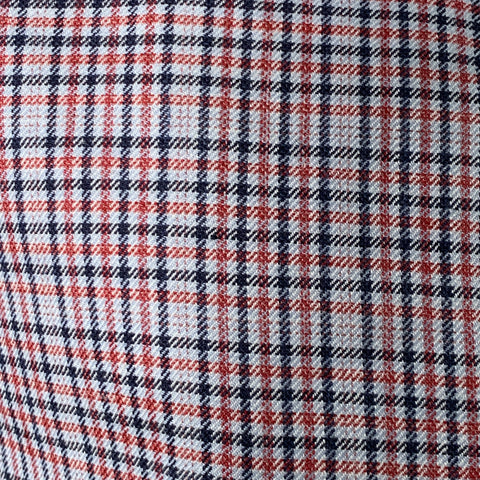 BLACK FLEECE Size 42 Regular Grey Red Black Plaid Sport Coat