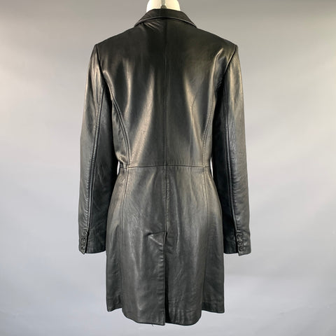 REACTION by KENNETH COLE Size M Black Leather Jacket