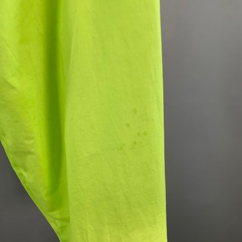 MM6 MAISON MARGIELA Size XS Green Neon Cotton Pointed Collar Long Sleeve Shirt