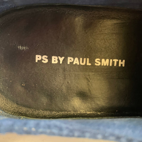PAUL SMITH Size 6 Blue 568507 Suede Wingtip Lace Up Shoes