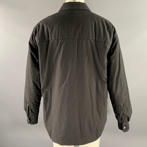 JOHN ELLIOTT Size M Black Cotton Shirt Jacket Long Sleeve Shirt