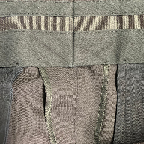 DOLCE & GABBANA Size 30 Black Wool Blend Zip Fly Dress Pants