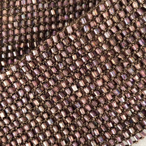 NO BRAND Brown Beaded Scarves