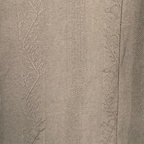 Veste en coton jacquard à rayures florales noires, taille 38, ART