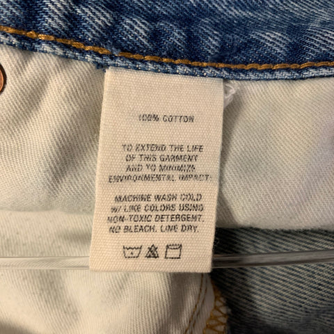 ALEX MILL Size 32 Blue Light Wash Cotton Relaxed fit Jeans