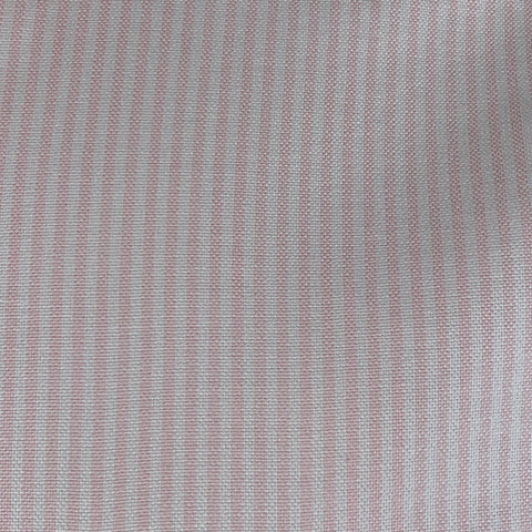 DRAKES LONDON Size M Pink White Stripe Cotton One Pocket Long Sleeve Shirt