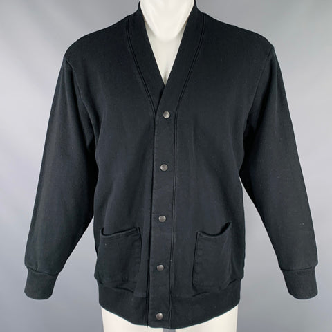 KAPITAL Size S Black Yellow Cotton Snaps Jacket