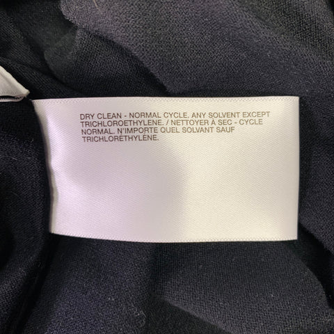 HELMUT LANG Size M Black Cut Out Crew Neck Pullover