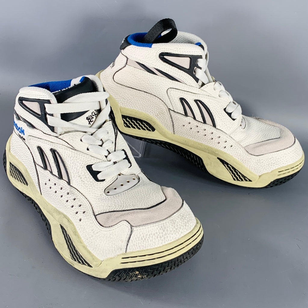 HED MAYNER x REEBOK Size 10 Blacktop White Black Color Block