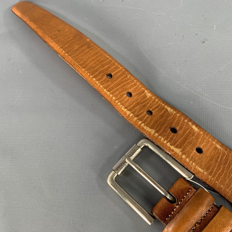 MARTIN DINGMAN Size 42 Tan Leather Belt