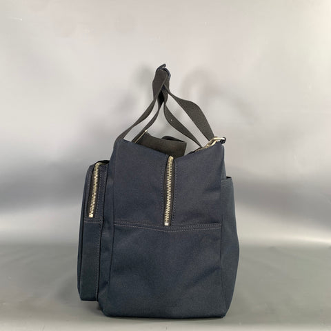 JACK SPADE Navy Black Canvas Duffle Bag
