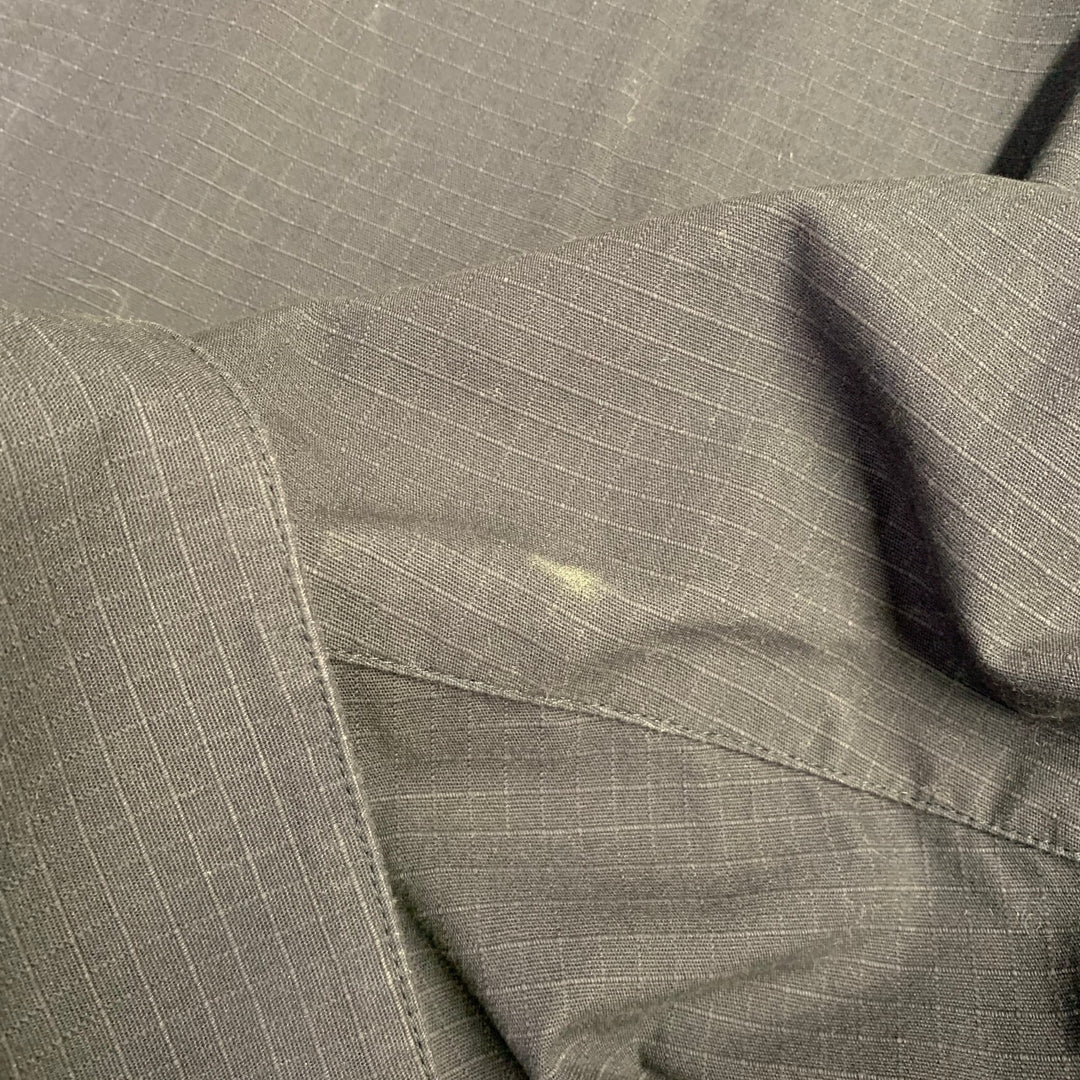 GREI Size XL Navy Cotton Two Pockets Buttoned Jacket