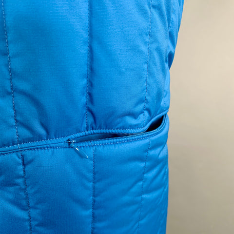 LEVI STRAUSS Size M Blue Quilted Polyester Vest