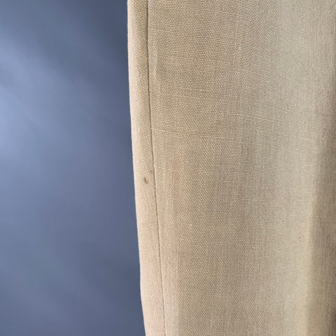 RALPH LAUREN Size L Beige Hemp Flat Front Dress Pants