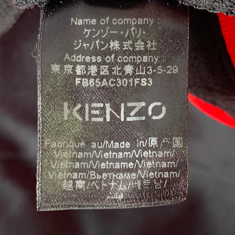 KENZO Kampus Tiger Red Embroidered Polyester Blend Baseball Cap Hat