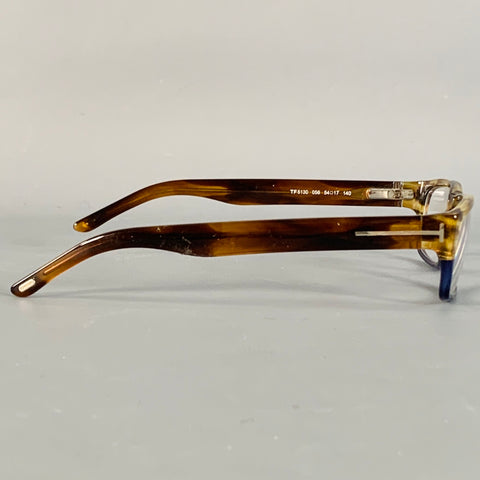 TOM FORD Brown Tortoiseshell Acetate Eyewear Frames