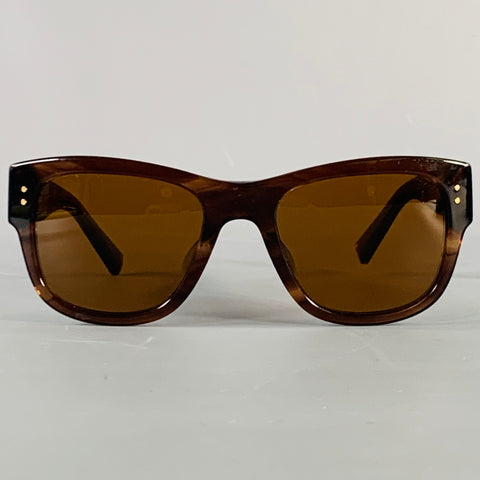 DOLCE & GABBANA Brown Tortoiseshell Acetate Sunglasses