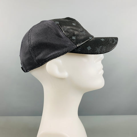 Chapeaux en PVC avec logo gris noir MCM
