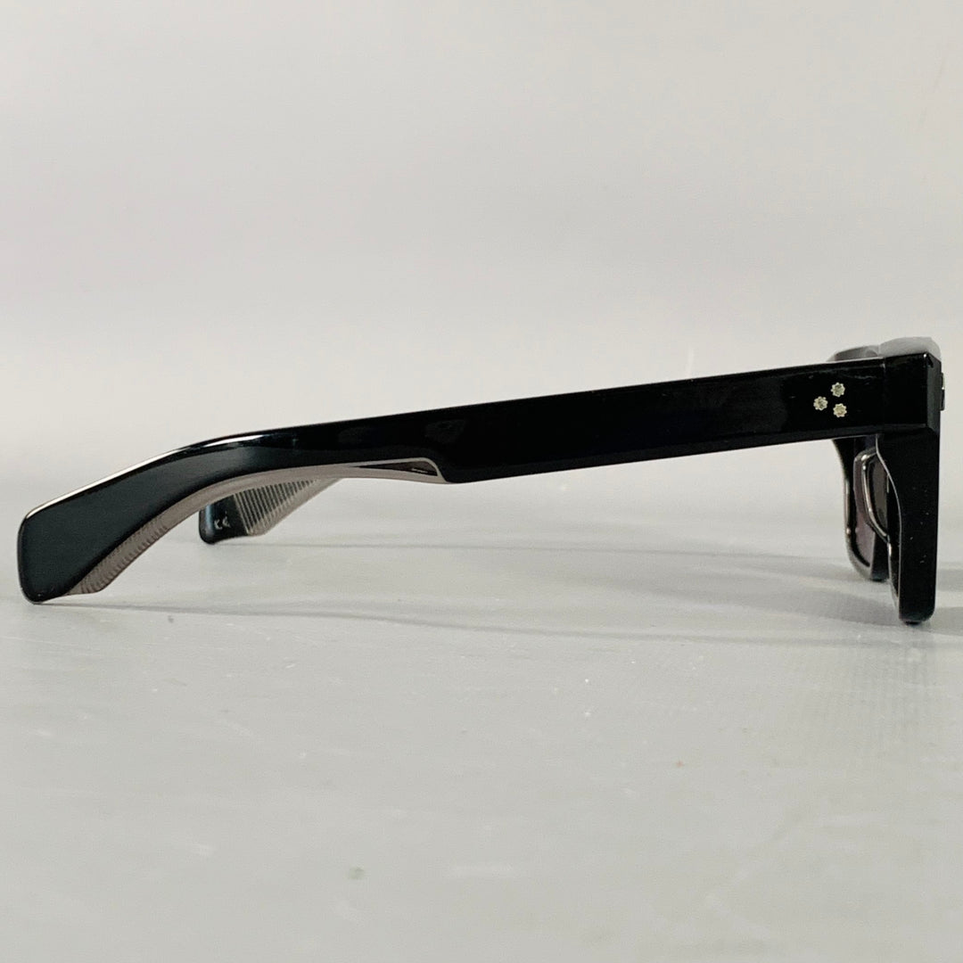 JACQUES MARIE MAGE Black Acetate Sunglasses
