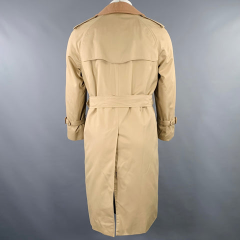 BURBERRYS Size M Beige Wool Cashmere Trench Coat