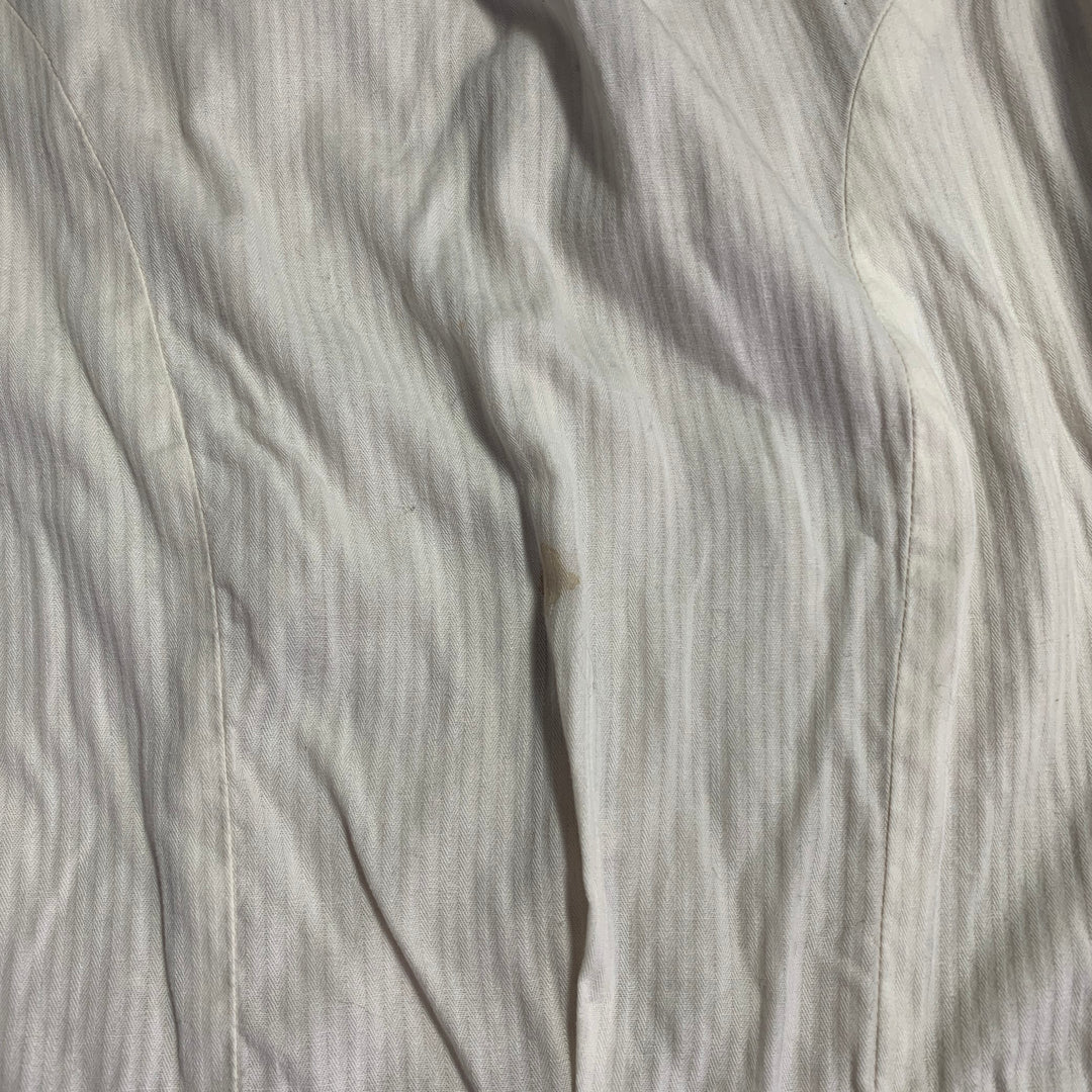 NICE COLLECTIVE Size M Beige Brown Textured Cotton Jacket