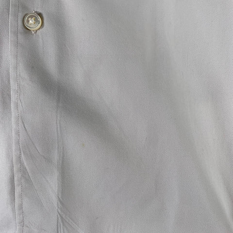 MARC JACOBS Size 44 Grey Light Blue Cotton Short Sleeve Shirt