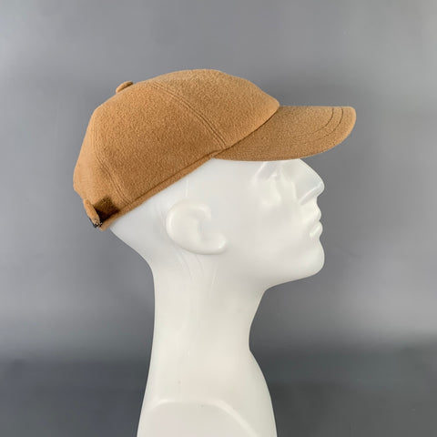 BARNEY'S NEW YORK Size One Size Camel Wool Hats