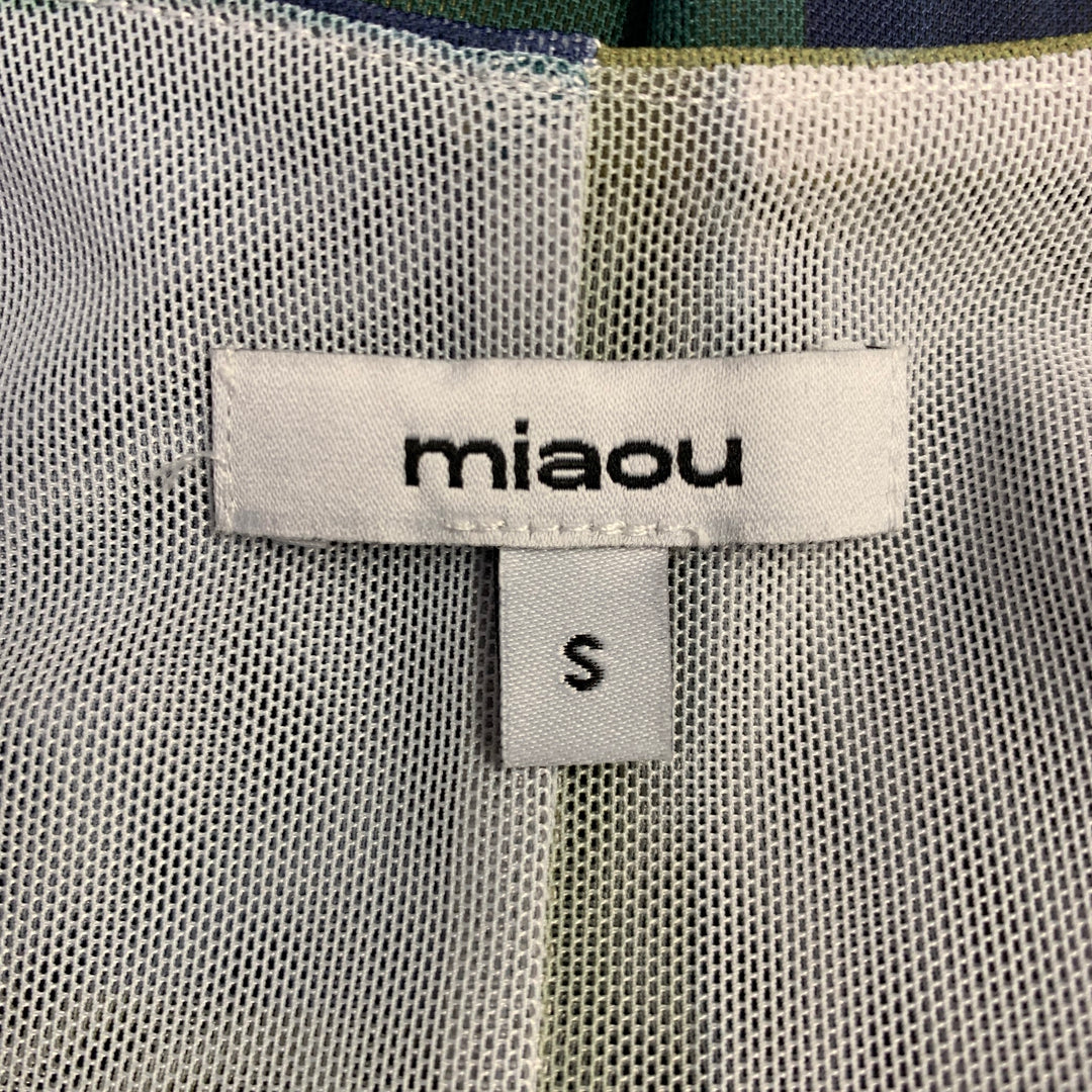 MIAOU Size S -Anya- Green Grey Polyester Blend Color Block Spaghetti S –  Sui Generis Designer Consignment