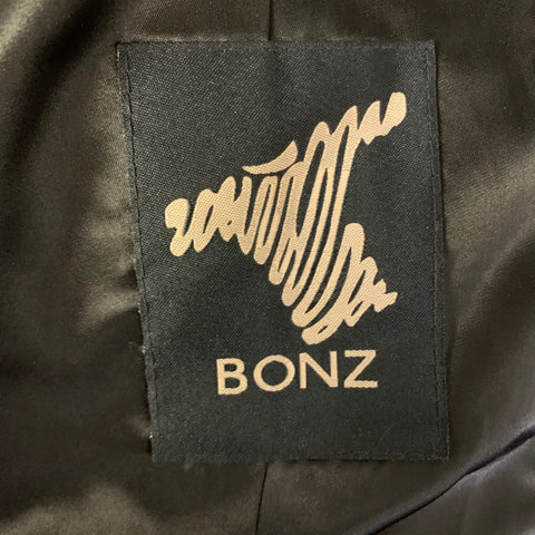 BONZ Size XL Black Overcoat Coat