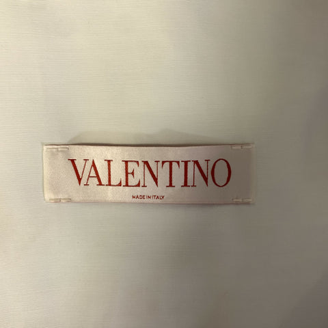 VALENTINO Chest Size 42 Burgundy Solid Mohair Blend Double Breasted 34 32 Suit