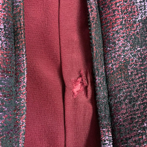 BURBERRY PRORSUM Size M Burgundy Purple Polyester Sheath Cocktail Dress