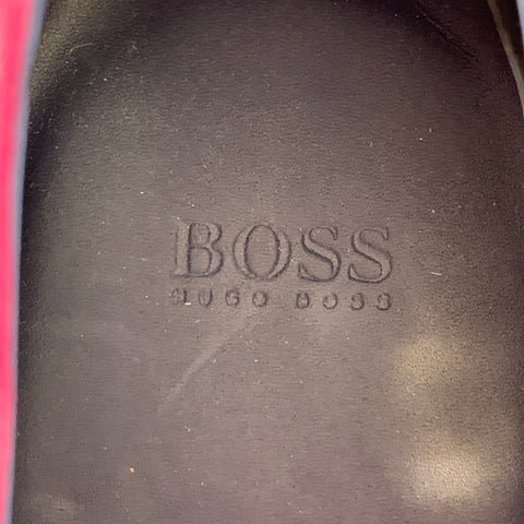 BOSS by HUGO BOSS Size 7 Purple Tassels Suede Slip-On Loafers