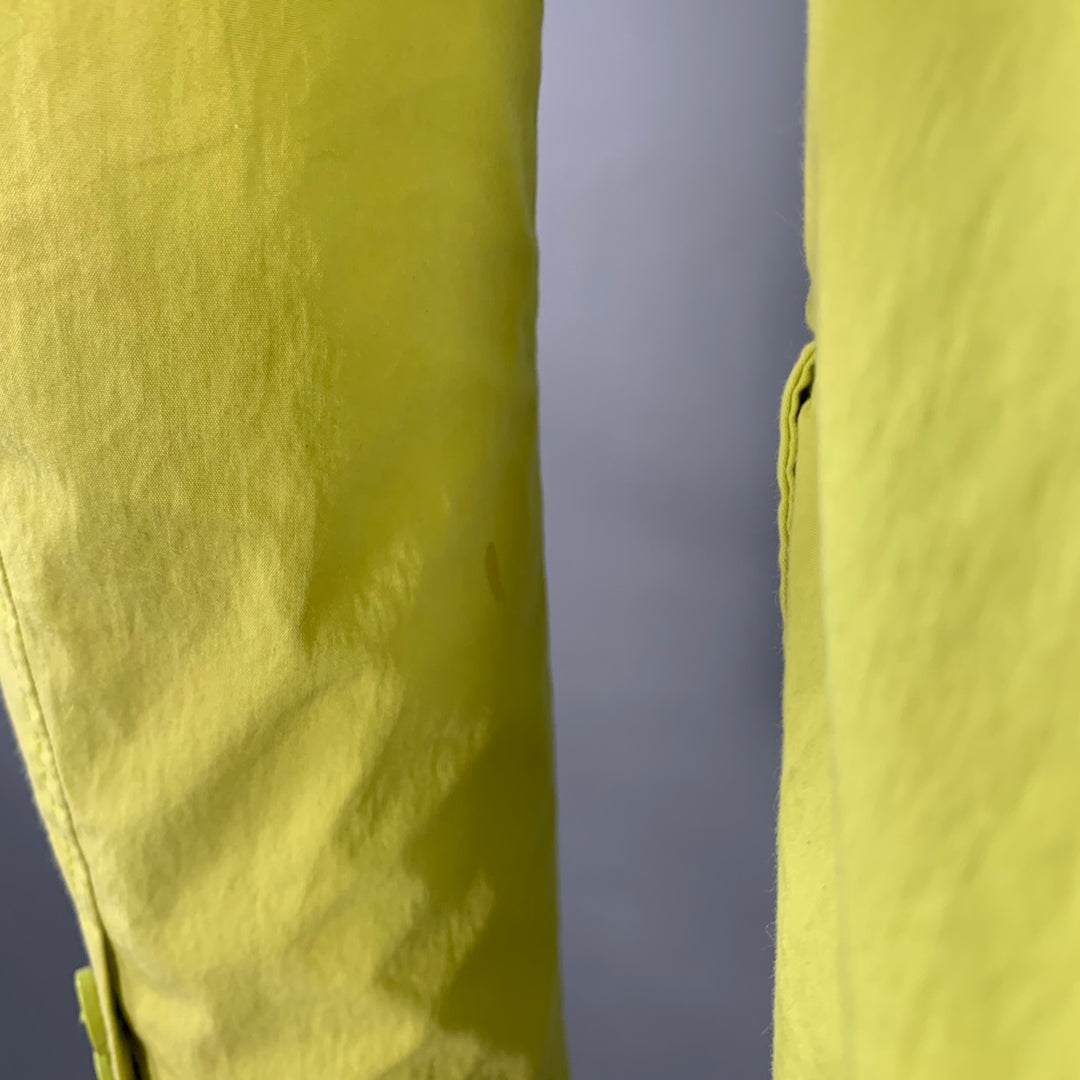 VIKTOR & ROLF Size 38 Yellow Cotton Blend Single Breasted Sport Coat