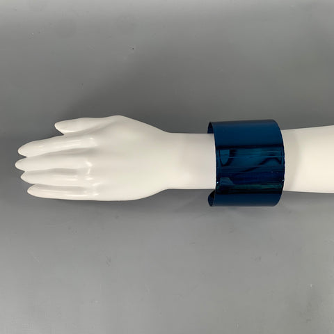 MAISON MARTIN MARGIELA Blue Metallic Metal Bracelet