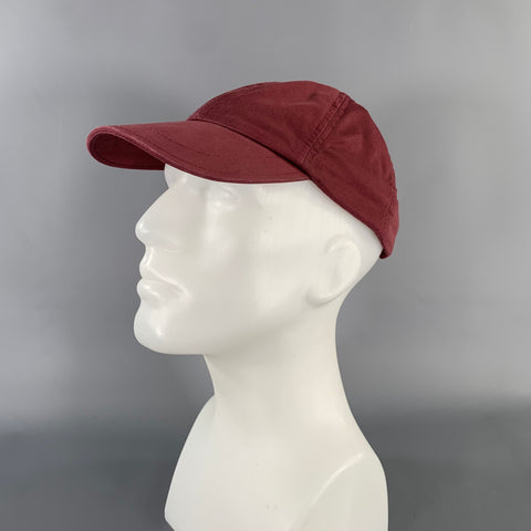 BRUNELLO CUCINELLI Size M Burgundy Cotton Hats