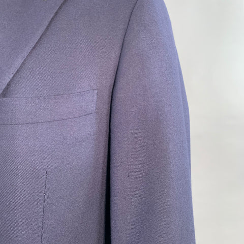 RALPH LAUREN Size 42 Navy Cashmere Twill Notch Lapel Sport Coat