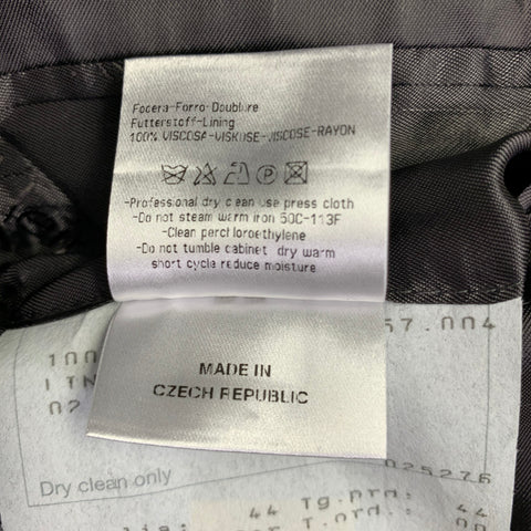 CALVIN KLEIN COLLECTION Size 34 Grey Wool Notch Lapel Suit