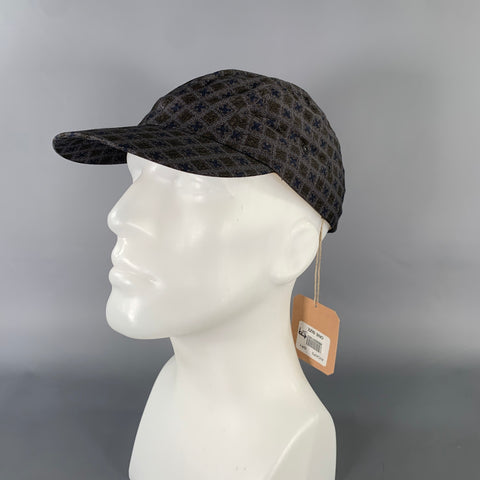 ANONYMOUS ISM Size One Size Grey Geometric Cotton Hats