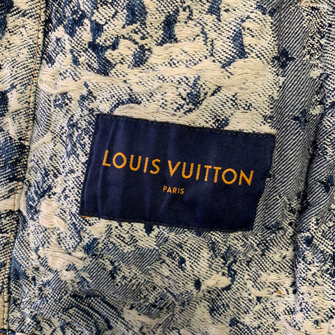Veste en jean vieilli LOUIS VUITTON FW 2022