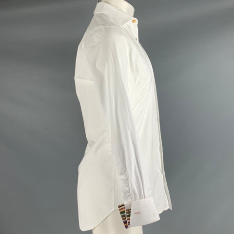 PAUL SMITH Size S White French Cuff Long Sleeve Shirt